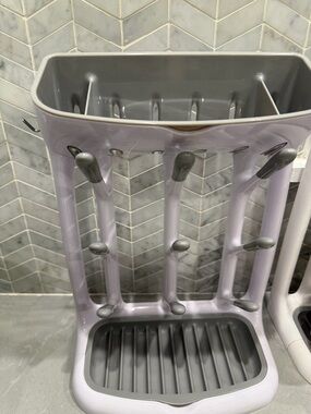 Oxo Lavender and Gray Bottle Drying Rack